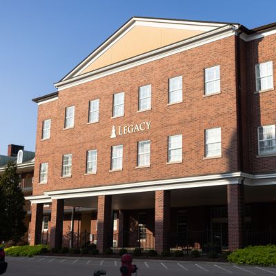 Outside of The Legacy Center