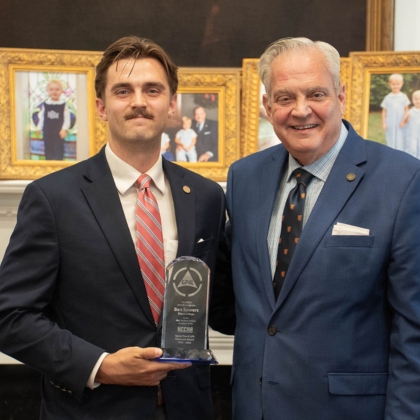 Ben Sowers Receives Top NCCAA Athlete Award
