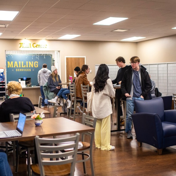 Mailing Services lobby