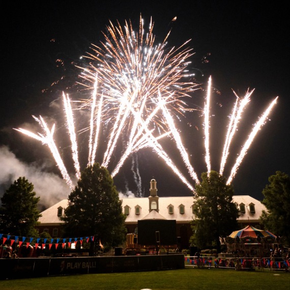 Fireworks on SBTS campus