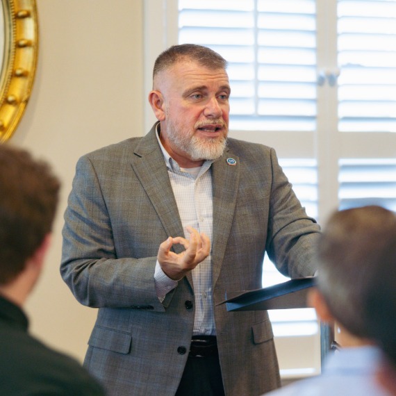 Dr. Jones teaching