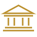 Stately building with columns icon